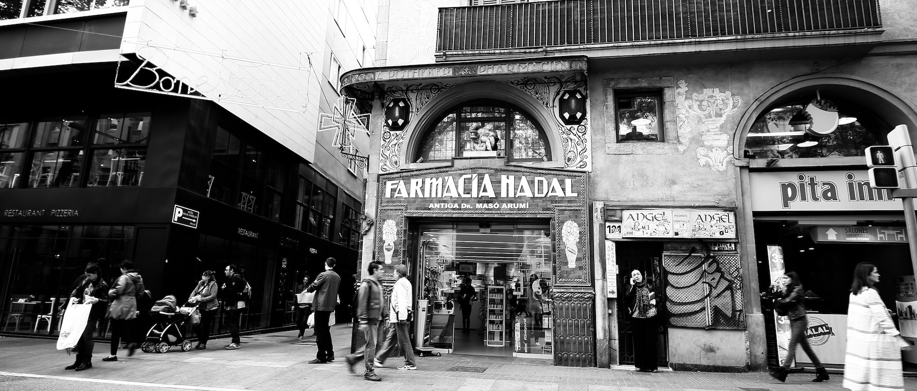 Pharmacie sur Las Ramblas à Barcelone