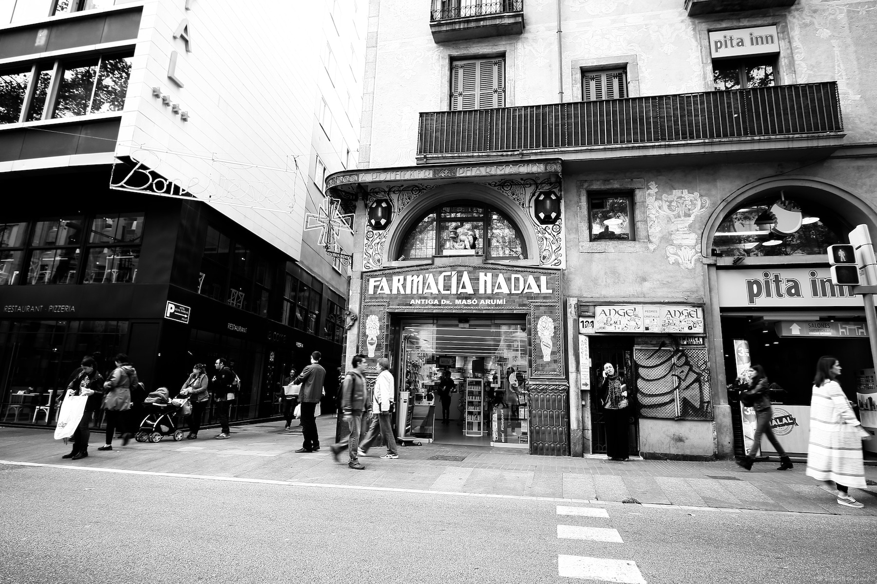 Pharmacie sur Las Ramblas à Barcelone