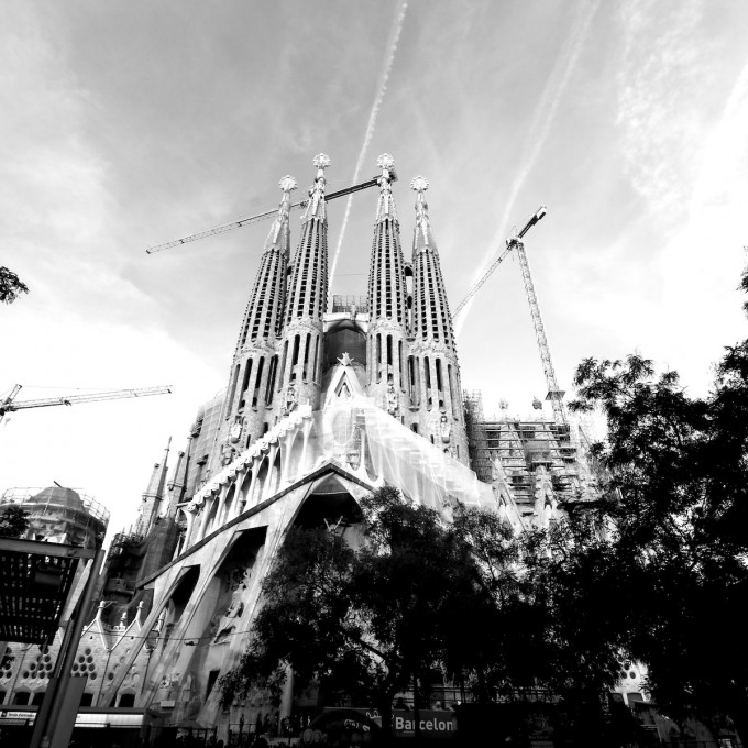 La sagrada familia à Barcelone