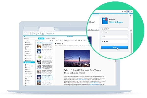 synology note station